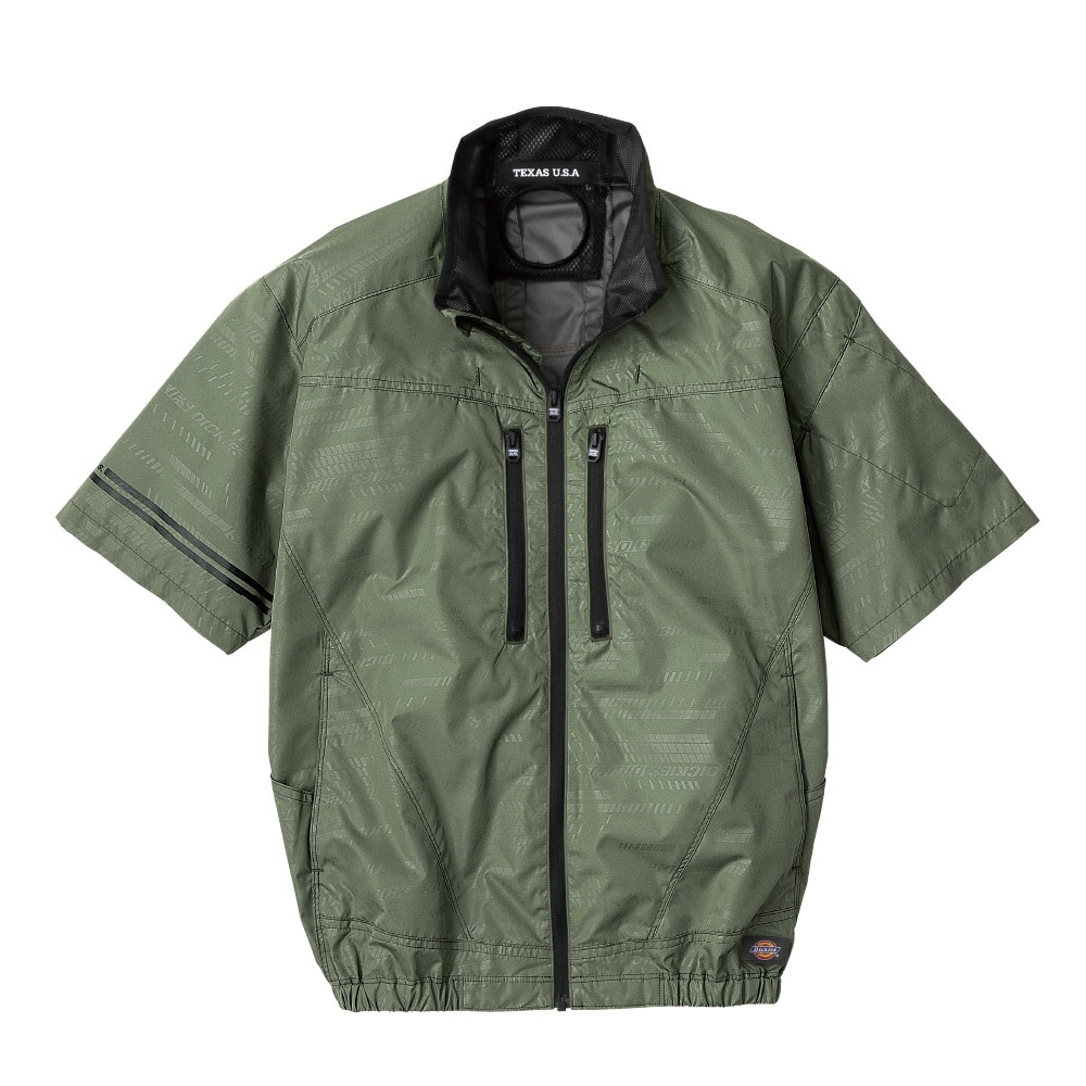 【送料無料】ボルトクール VOLTCOOL 空調ウェア Dickies 日傘遮熱半袖ブルゾン シダー XXL D-220