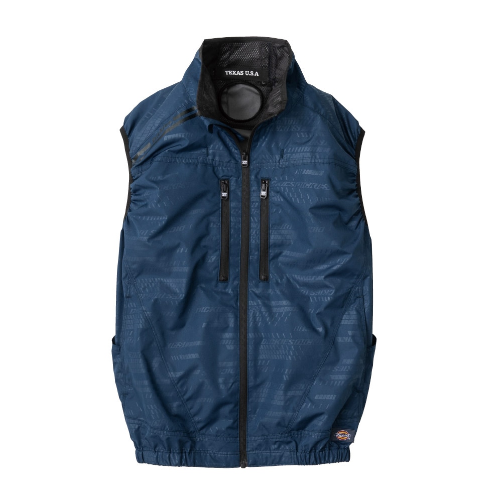 【送料無料】ボルトクール VOLTCOOL 空調ウェア Dickies 日傘遮熱ベスト ネイビー XL D-229
