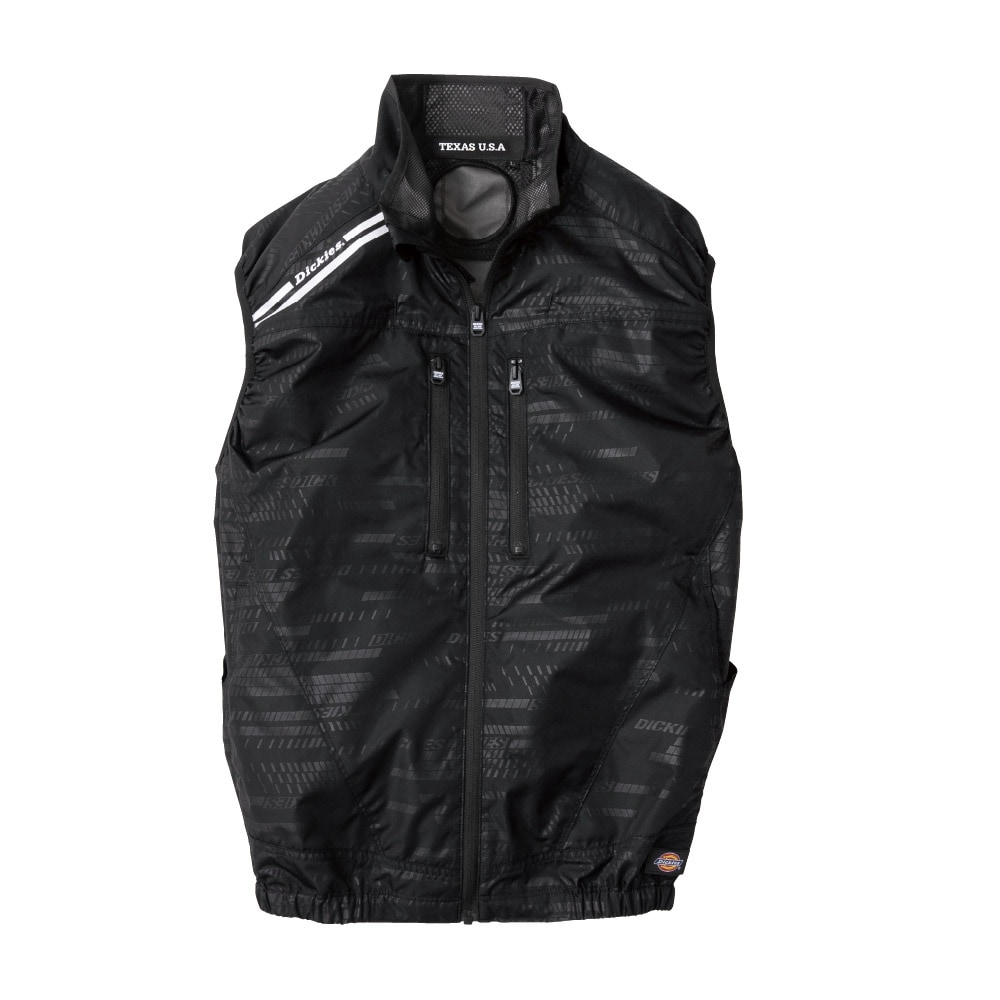 【送料無料】ボルトクール VOLTCOOL 空調ウェア Dickies 日傘遮熱ベスト ブラック L D-229