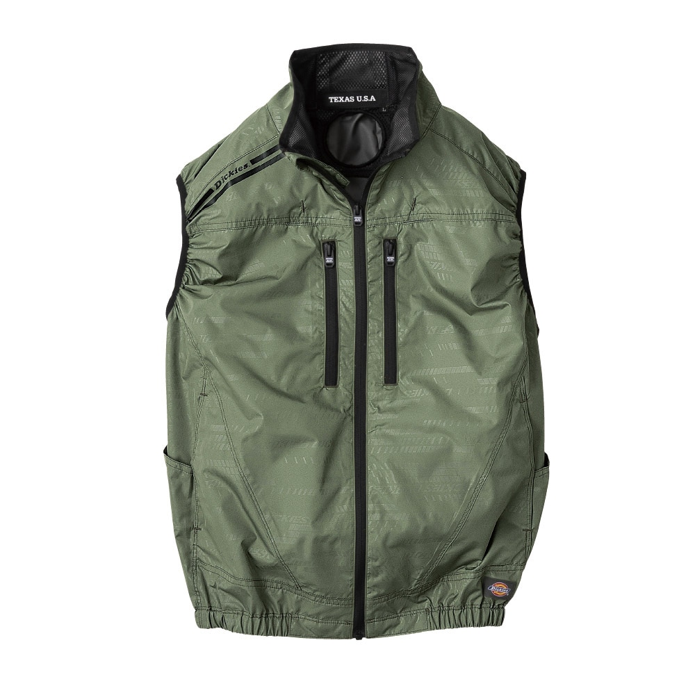 【送料無料】ボルトクール VOLTCOOL 空調ウェア Dickies 日傘遮熱ベスト シダー XXL D-229