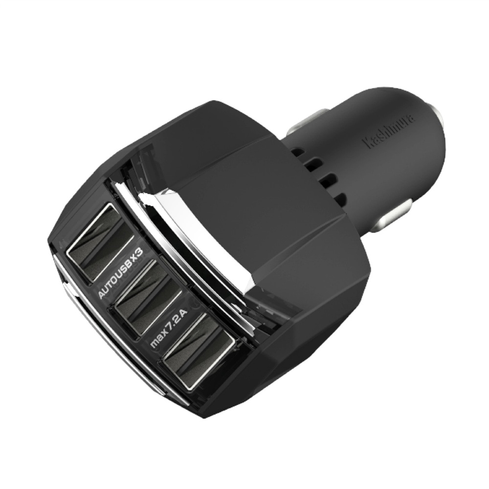カシムラ DC-7.2A-リバーシブルUSB 3ポート 自動判定 AJ-560