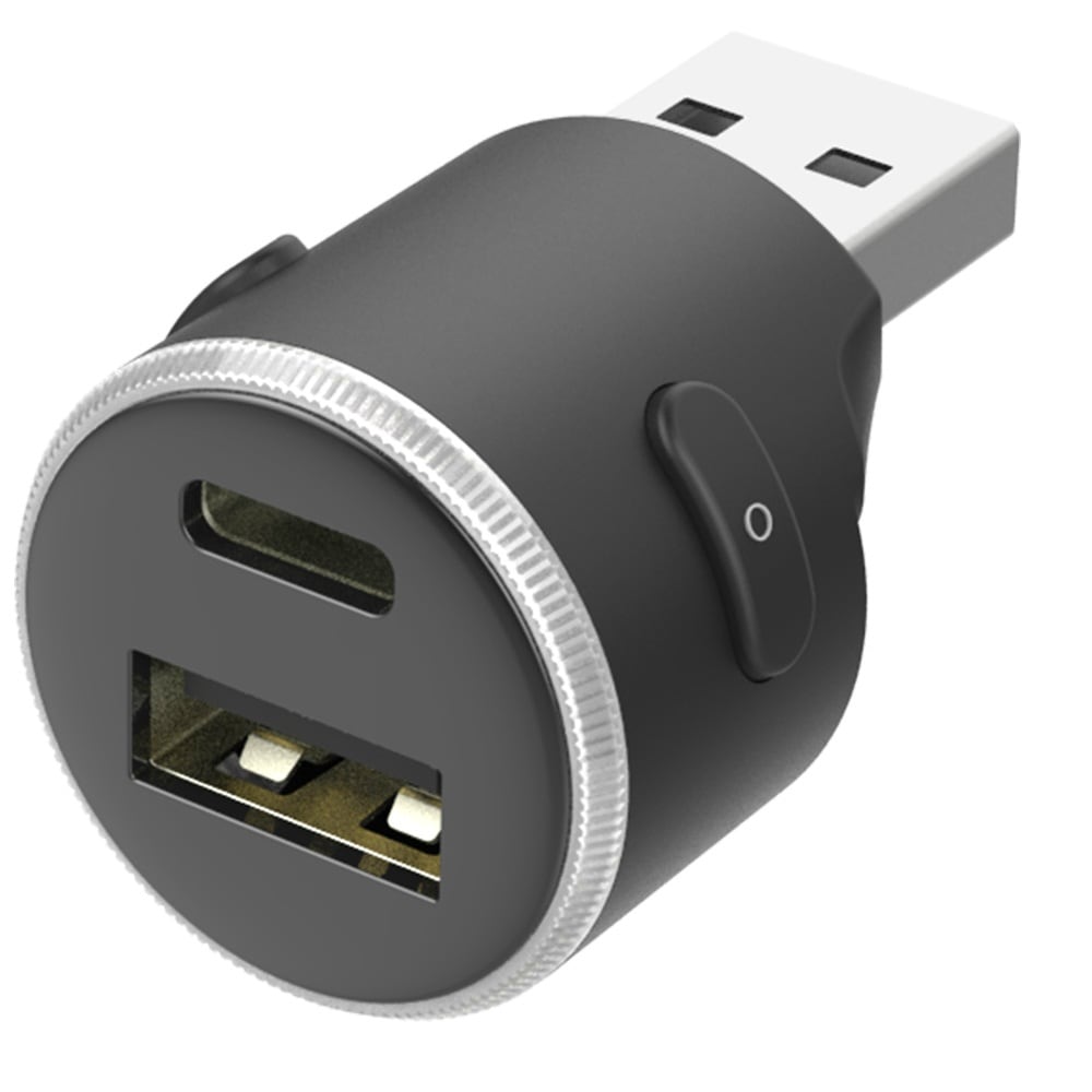 カシムラ USB増設 イルミ付 A-1 C-1 DC-061