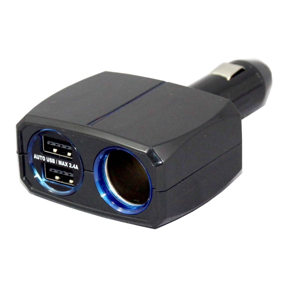 カシムラ ダイレクトソケット 2リバーシブル USB 自動判定 2.4A KX-200
