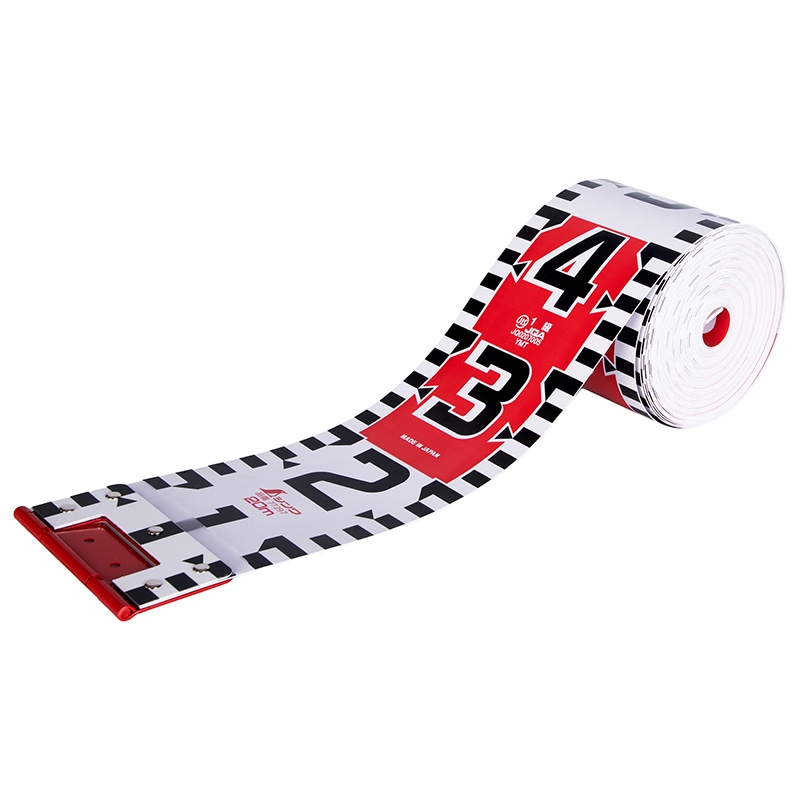 【送料無料】シンワ測定 ロッドテープ ガラス繊維製 20m 巾120mm クリアパック JIS 77297