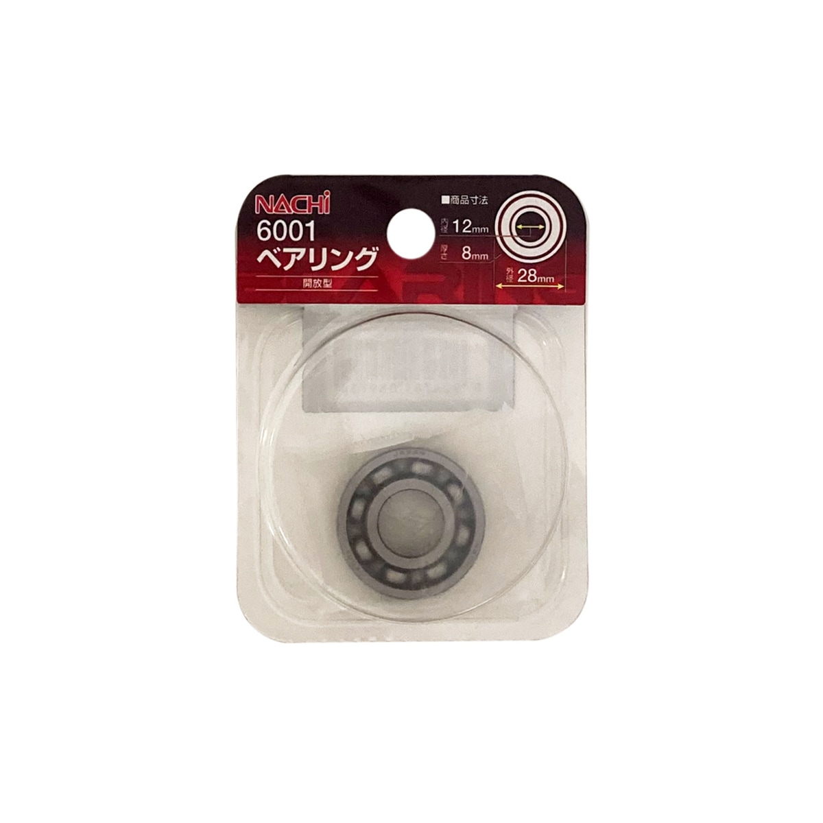 ARC ベアリング 開放型 6001 内径12×外径28×幅8mm 314150 アークランズ