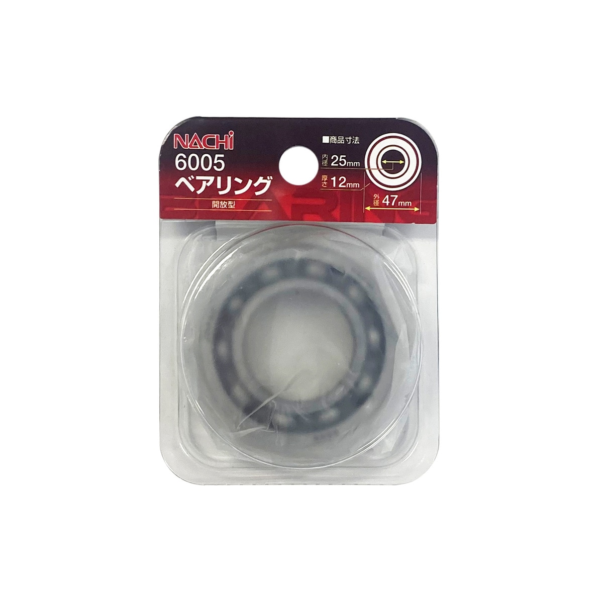 ARC ベアリング 開放型 6005 内径25×外径47×幅12mm 314160 アークランズ