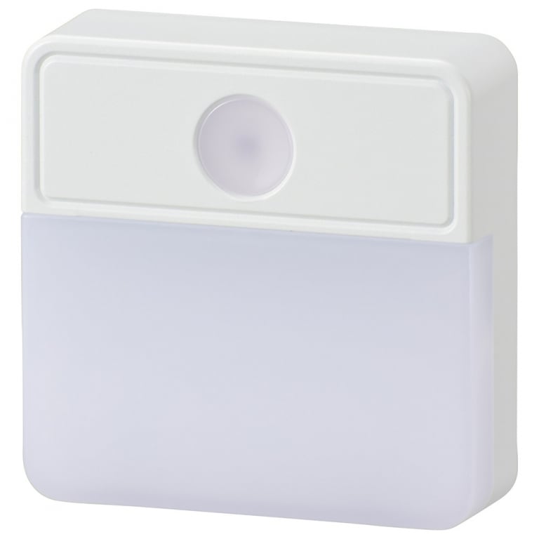オーム電機 LEDナイトライト 明暗センサー式 昼白色 NIT-ALA6MSQ-WN