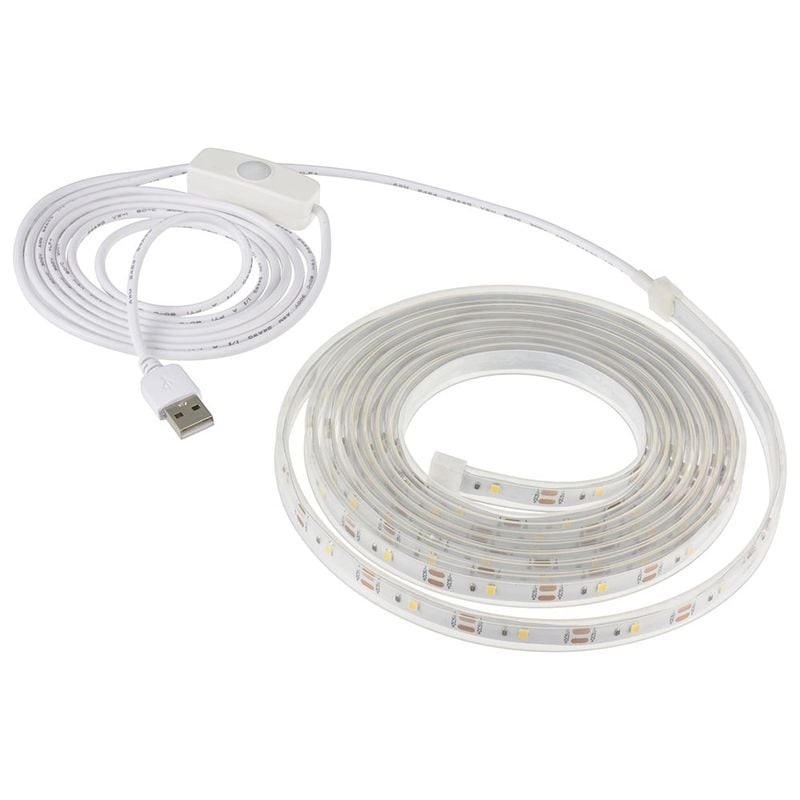 オーム電機 LEDテープライト USB式 テープ長さ 3m 白色 NIT-ALA6TU30