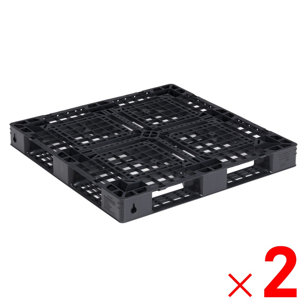 キャデコ　パレット6枚 送料無料】【法人限定】サンコー パレット D4-1111-14 再生ブラック