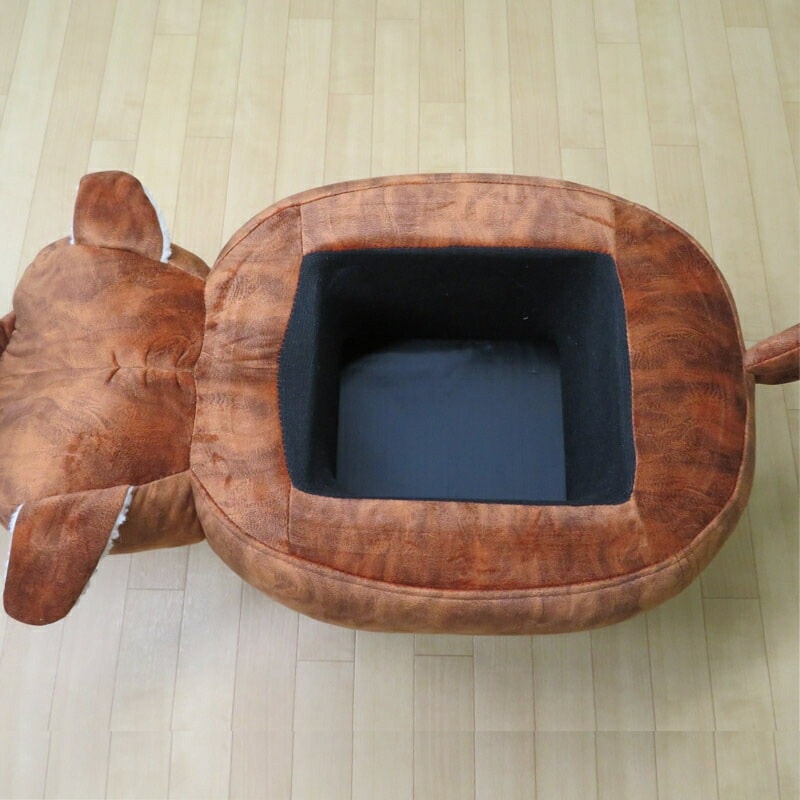 送料無料】動物スツール 収納付 ブルドッグ アニマル チェア イス