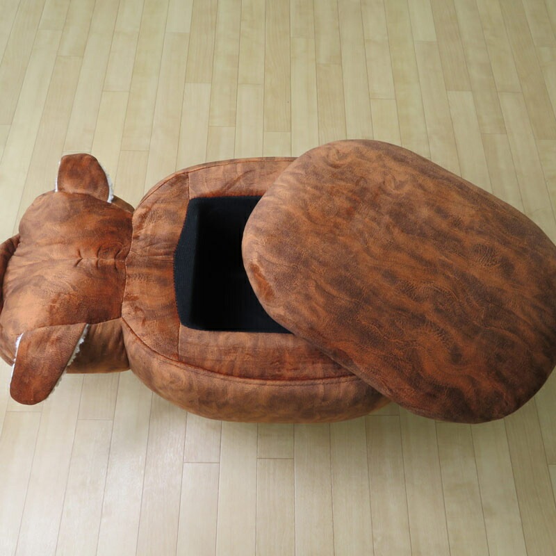 送料無料】動物スツール 収納付 ブルドッグ アニマル チェア イス