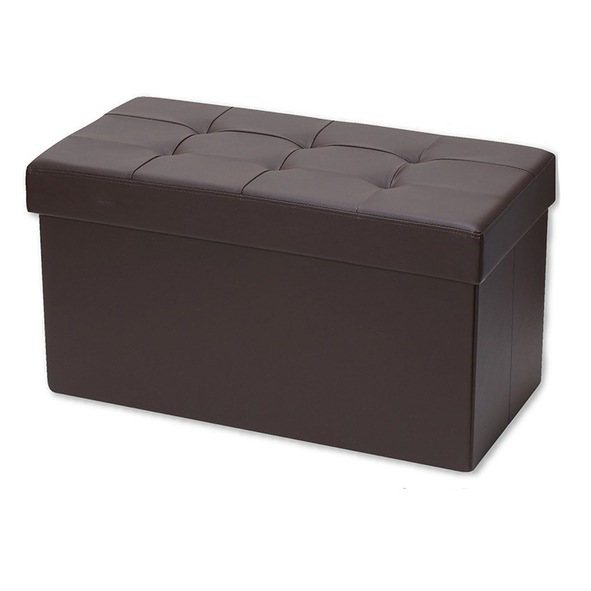 送料無料】【在庫限り】座れる収納ボックス 折りたたみスツール ワイド