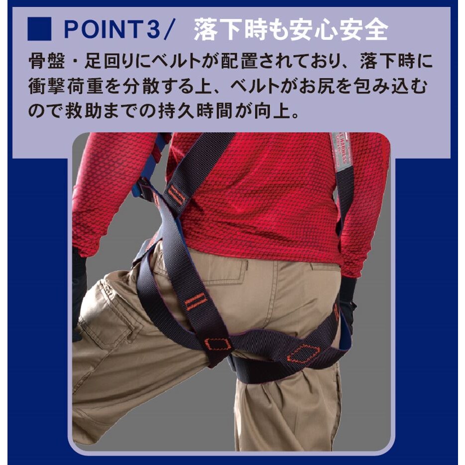 送料無料】ウイザ WIZA ツヨロン レヴォ ハーネス ブルー M ツイン