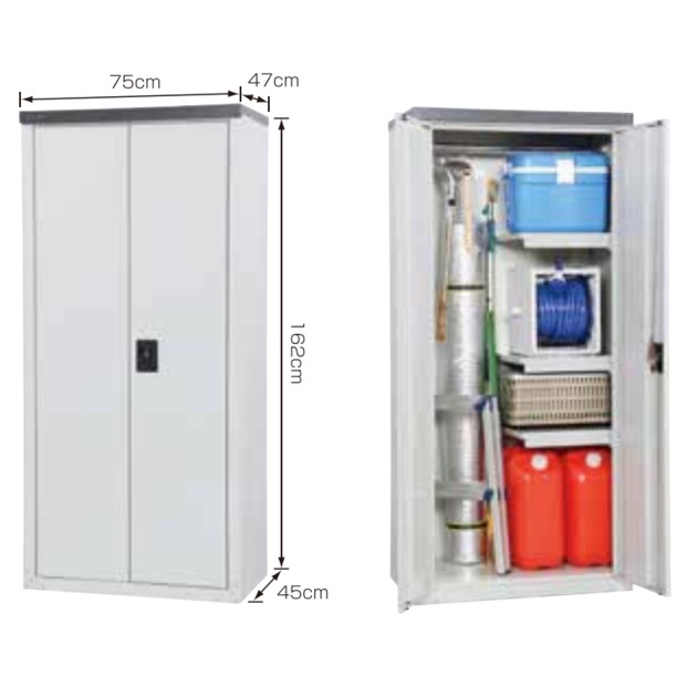 グリーンライフ 両扉式家庭用収納庫 高さ162タイプ TBRJ-162HT |b03 グリーンライフ 両扉式家庭用収納庫 高さ162タイプ TBRJ-162HT