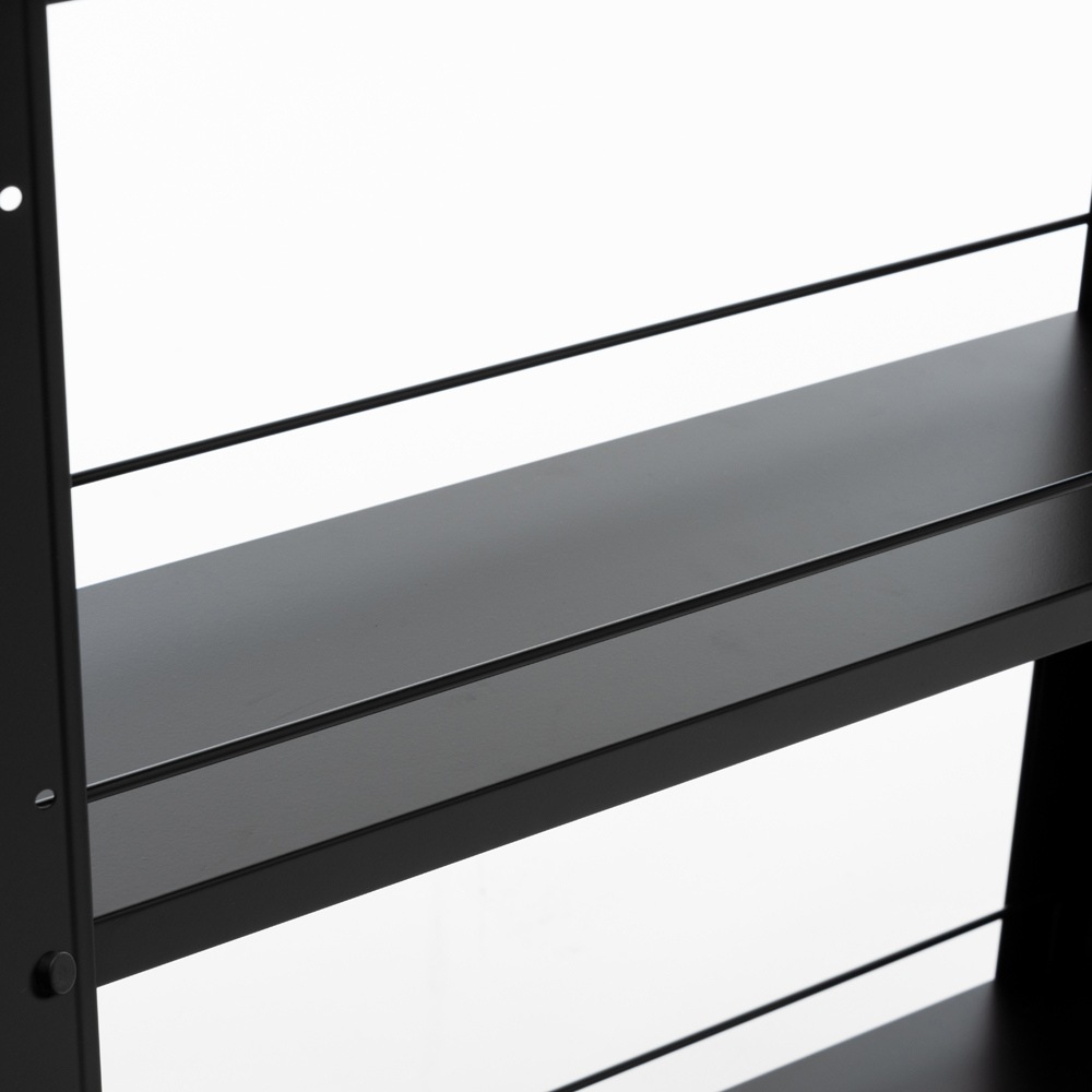 送料無料】田窪工業所 タクボ トールワゴンハイタイプ 幅15cm ブラック