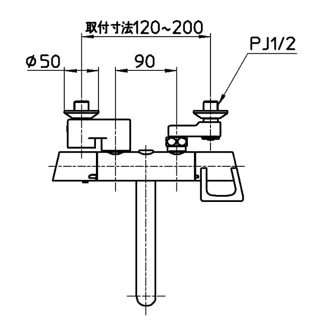 【送料無料】サンエイ SANEI サーモ混合栓 K1814-13