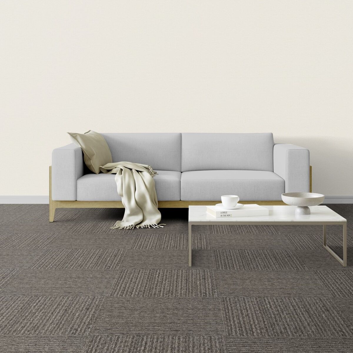 送料無料】東リ 吸着タイルカーペット ニューピタコ40 NP406