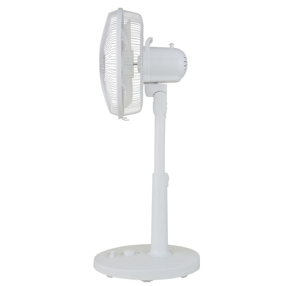 送料無料】【在庫限り】ウイザ WIZA 押しボタン扇風機 AF-325T W