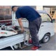 【送料無料】【法人限定】シンセイ トラック用荷台はしご 1段タイプ 軽トラック用 高さ48cm 【メーカー直送・代引不可・置配不可】