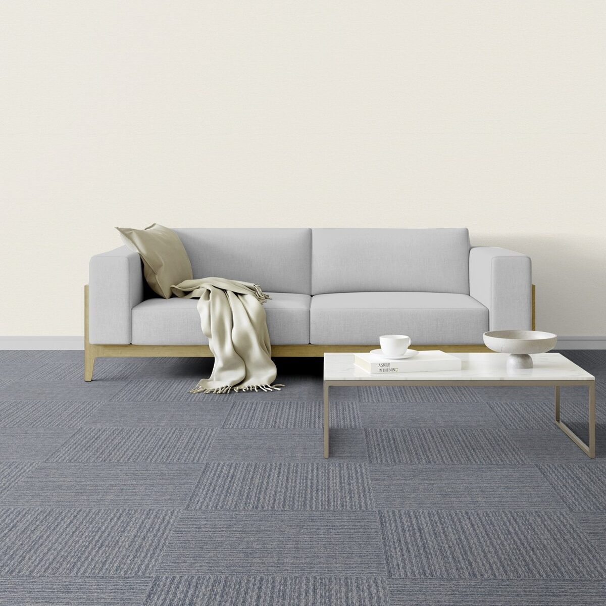 送料無料】東リ 吸着タイルカーペット ニューピタコ40 NP407 ソーダ