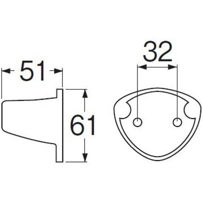 サンエイ SANEI PCシャワー掛具 ホワイト PS30-85-W