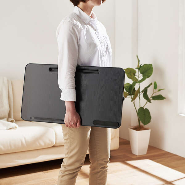 送料無料】エレコム 折りたたみノートPCテーブル 幅60cm タブレット