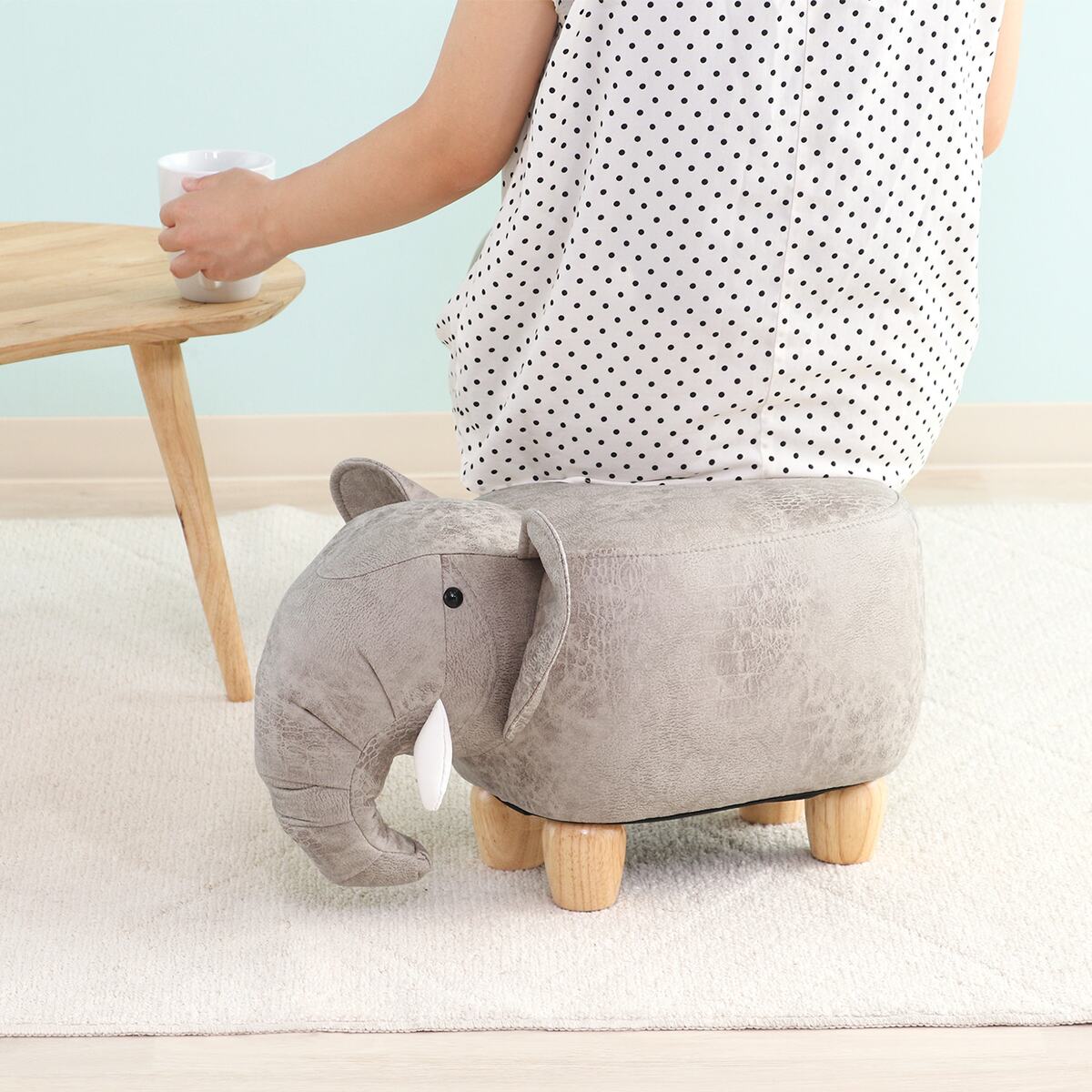 送料無料】欠品 次回3月下旬予定 不二貿易 アニマルスツール キュート