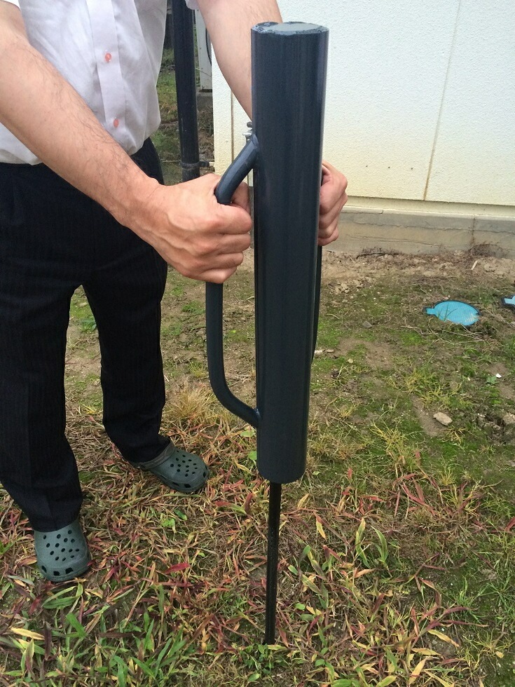 シンセイ 打ち込みハンマー 小 2.6kg SH-500 【メーカー直送・代引不可・置配不可】