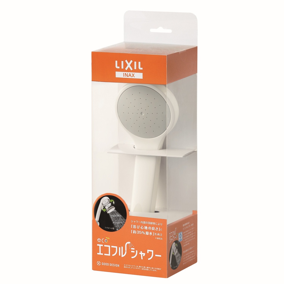 【送料無料】INAX  エコフルシャワーヘッド ホワイト仕様 PK-BF-SG6