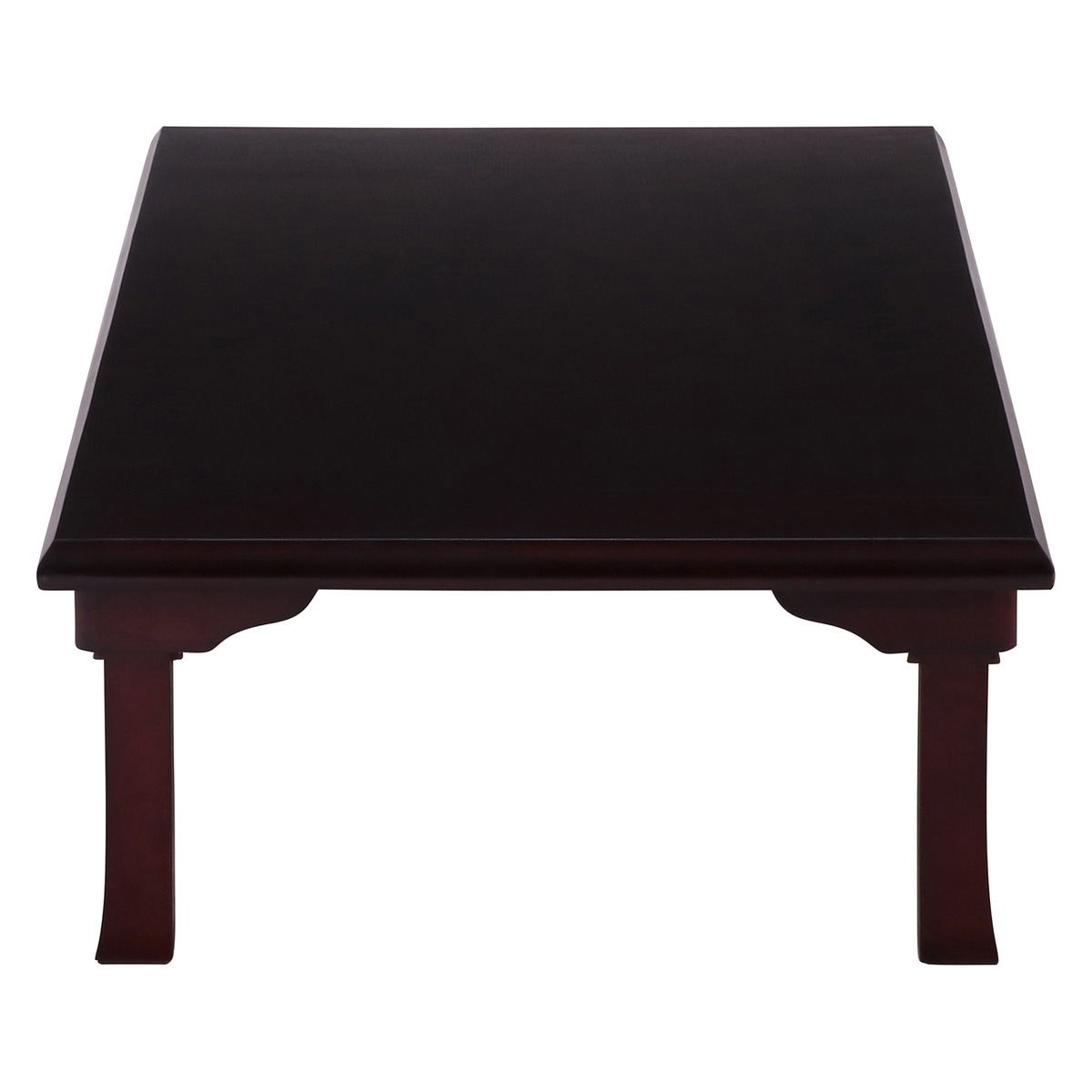 送料無料】欠品 次回3月下旬予定 不二貿易 折脚和風座卓 紫檀色 TLM