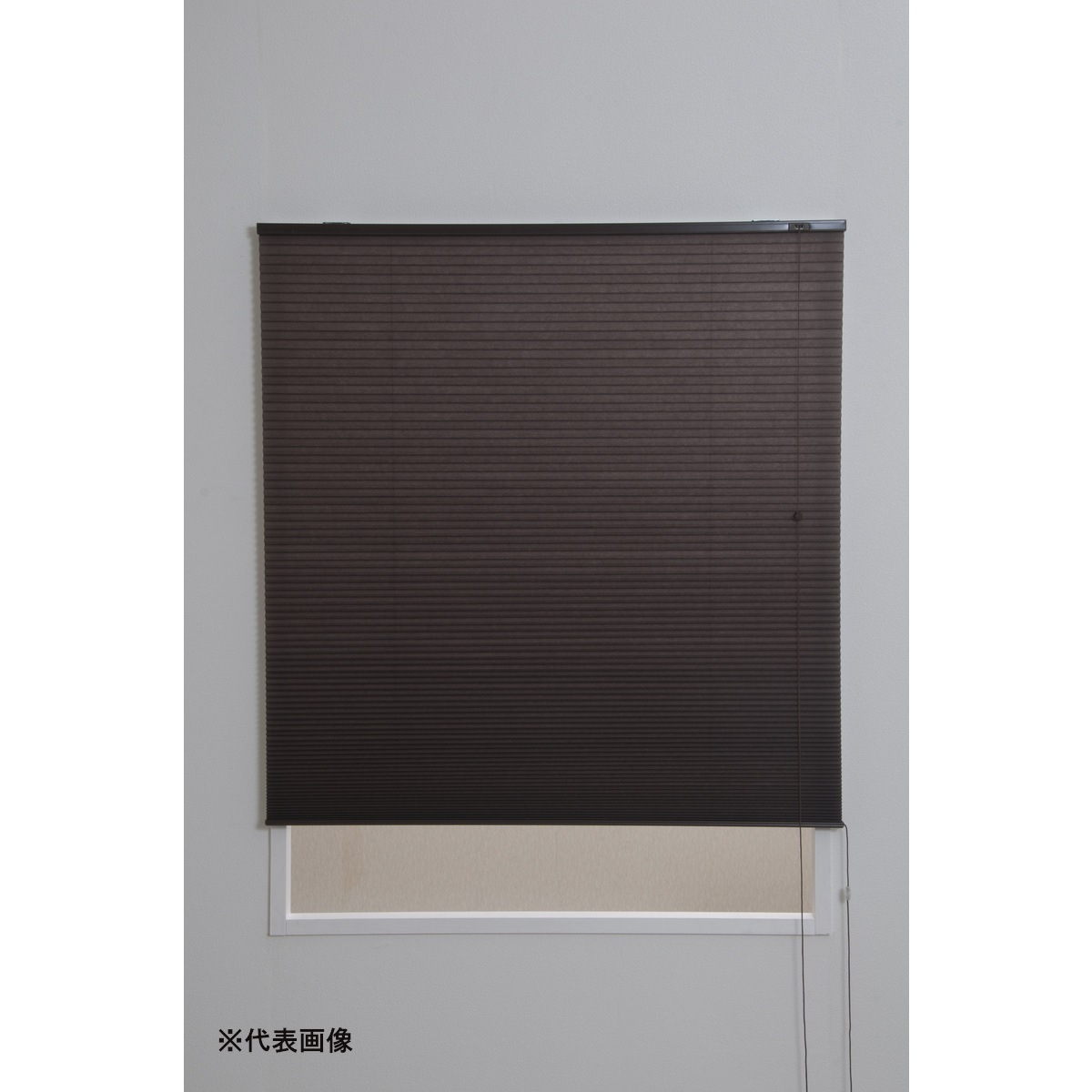 【送料無料】フルネス ハニカムブラインド 彩 ブラウン 40×135cm L6312 【メーカー直送・代引不可・置配不可・配送地域限定】