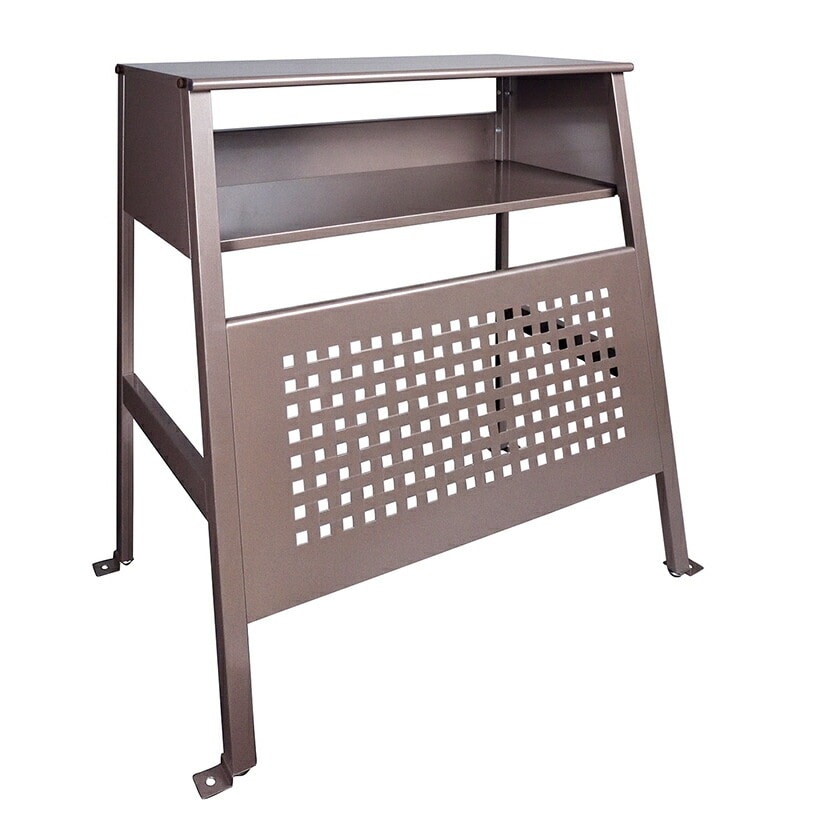 【送料無料】室外機カバー エアコン室外機カバー 大型 室外機ラック 日よけ 送料無料】タクボ 室外機カバー デラックス 収納付き 日よけ SC