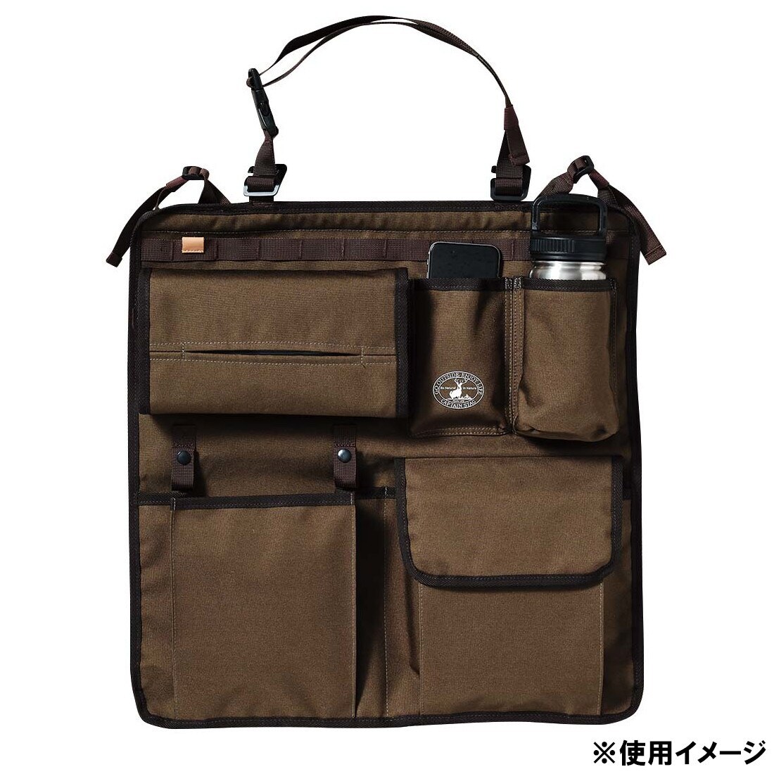 【送料無料】キャプテンスタッグ ビヨンドストレージ チェア&シートポケット オリーブ UP-1066