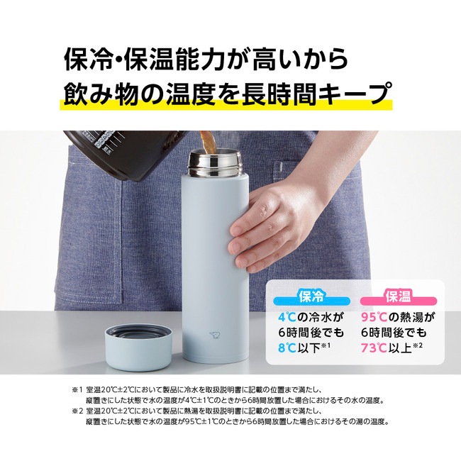 象印 ステンレスマグ 600ml アイスグレー SM-GA60HL | キッチン・調理