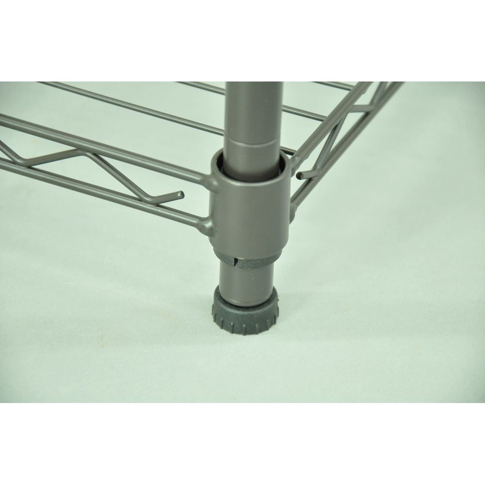 送料無料】エイ・アイ・エス 19φスチールラックセット 3段 ブラウン NS