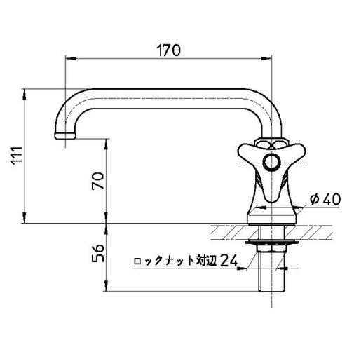 【送料無料】サンエイ SANEI 立形自在水栓 JA50J-13