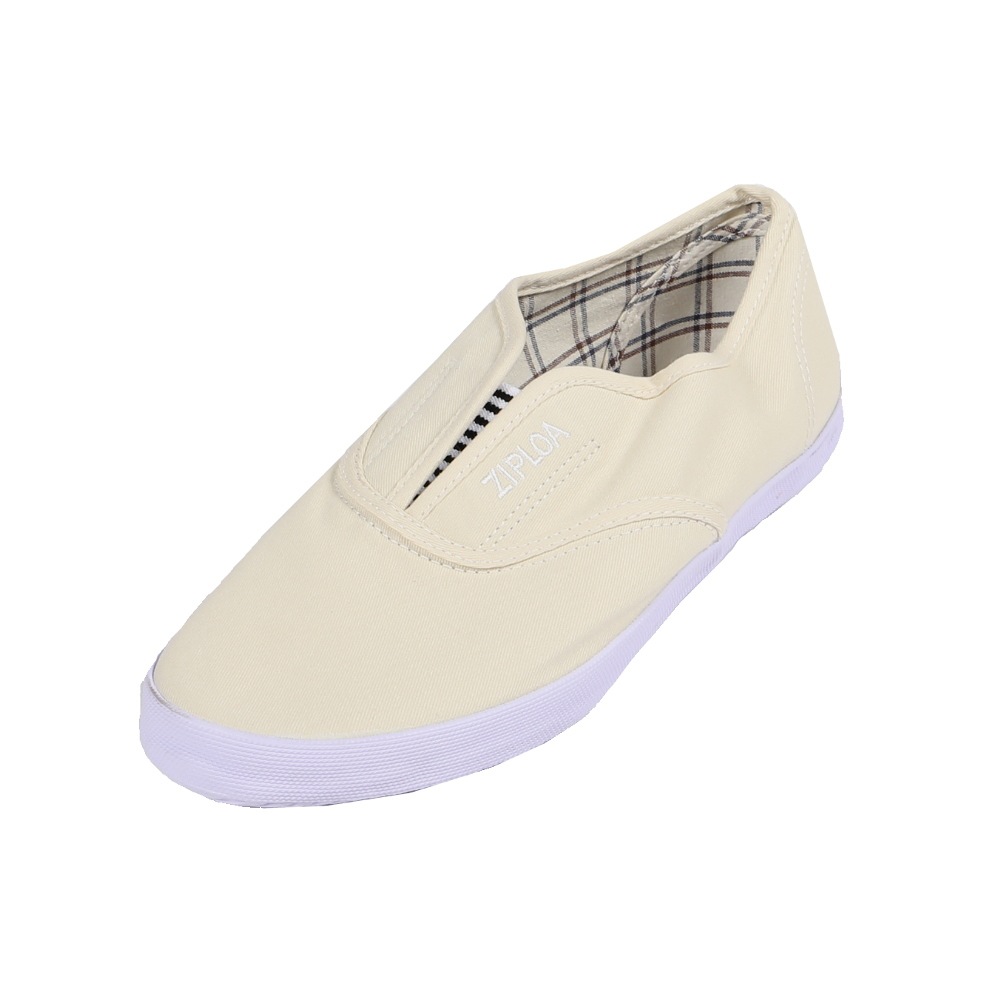 ジプロア スリッポン カックスシューズ ホワイト 23cm スリッポン た