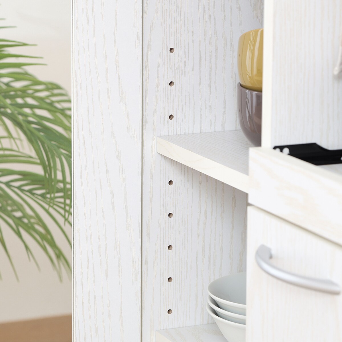 送料無料】不二貿易 キッチンボード オークWH 6540 【メーカー直送・代  