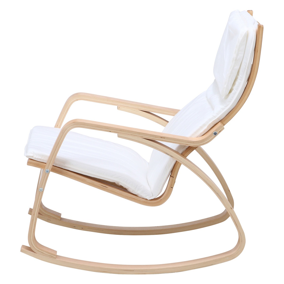 新品・送料無料】リラックスチェア― スリム ロッキングタイプ BR