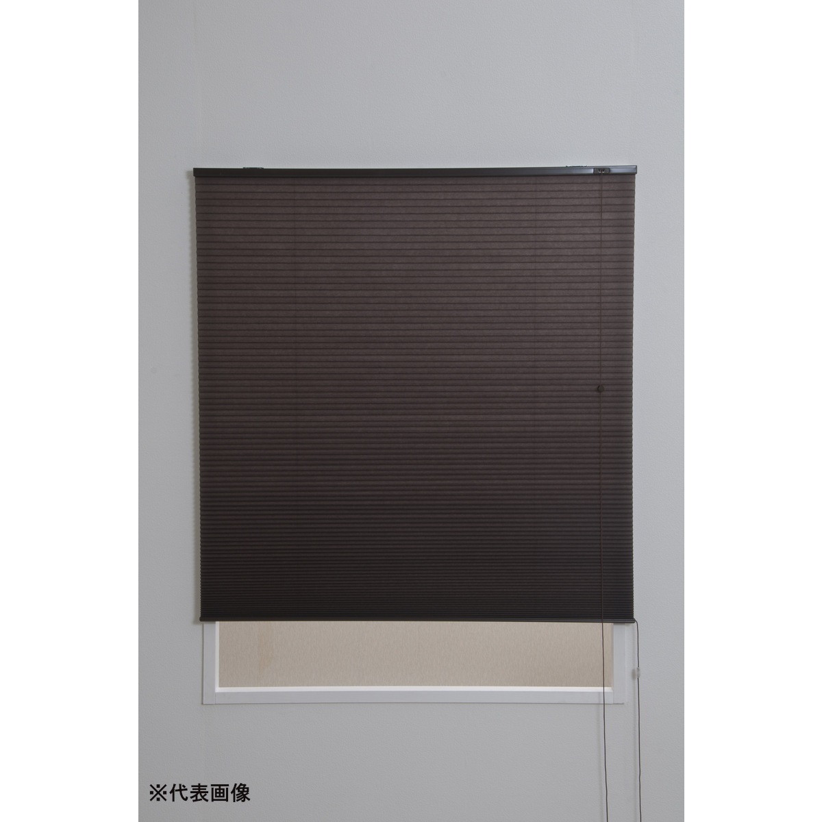 【送料無料】フルネス ハニカムブラインド 彩 ブラウン 90×180cm L6321 【メーカー直送・代引不可・置配不可・配送地域限定】