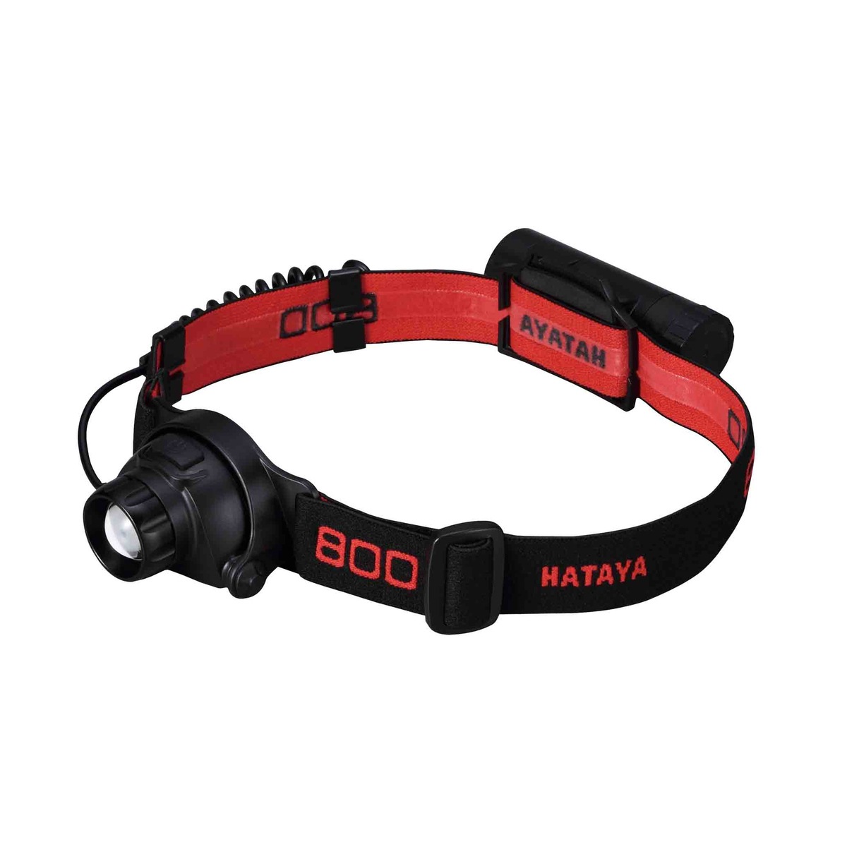 【送料無料】ハタヤ LEDヘッドライト800 ブラック LHL-04B