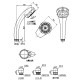 サンエイ SANEI 低水圧対応ボディケアシャワーヘッド PS309-80XA-W