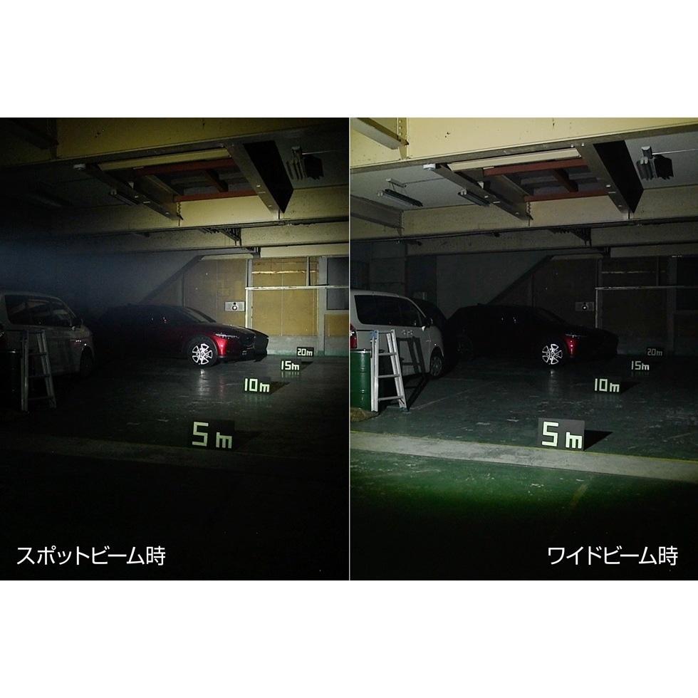 ジェントス 赤色LED搭載ヘッドライト ダブルスター WS-643HD | 工具