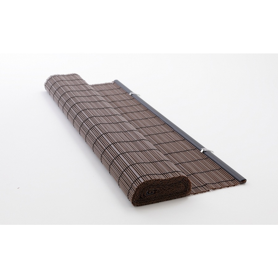 【送料無料】日本製樹脂製すだれ ブラウン 88×135cm 【メーカー直送・代引不可・置配不可・配送地域限定】