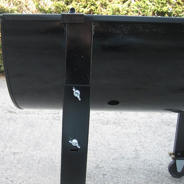 カシワ バーベキューコンロ 大型 5～8人用 簡単組立 900型 キャスター2