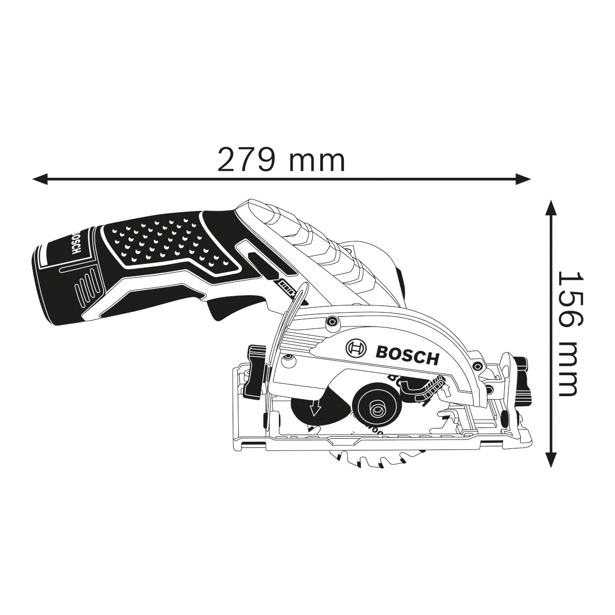 送料無料】ボッシュ コードレス丸のこ 本体のみ GKS10.8V-LIH | 工具 