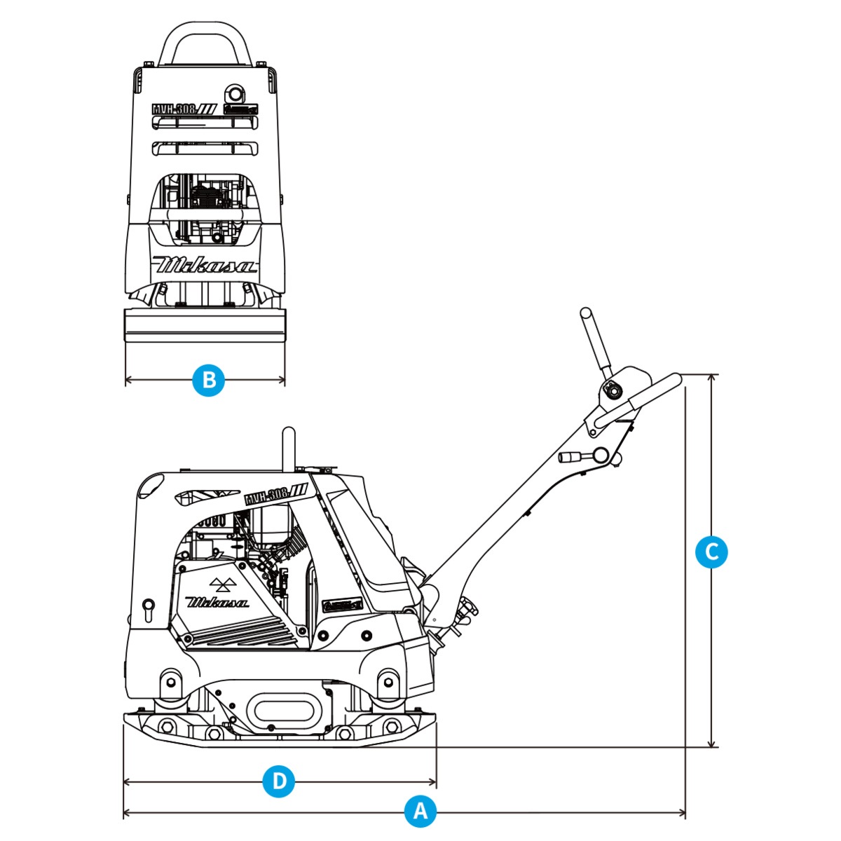 【送料無料】【法人限定】三笠産業 バイブロコンパクター MVH-eR60 【メーカー直送・代引不可】