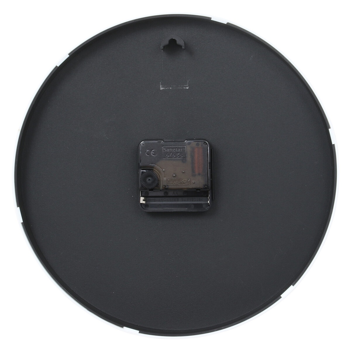 【送料無料】不二貿易 静音式掛時計シンプル 25cm BK 6028 【メーカー直送・代引不可・置配不可・配送地域限定】