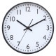 【送料無料】不二貿易 静音式掛時計シンプル 25cm BK 6028 【メーカー直送・代引不可・置配不可・配送地域限定】