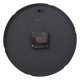 【送料無料】不二貿易 静音式掛時計シンプル 25cm BK 6028 【メーカー直送・代引不可・置配不可・配送地域限定】